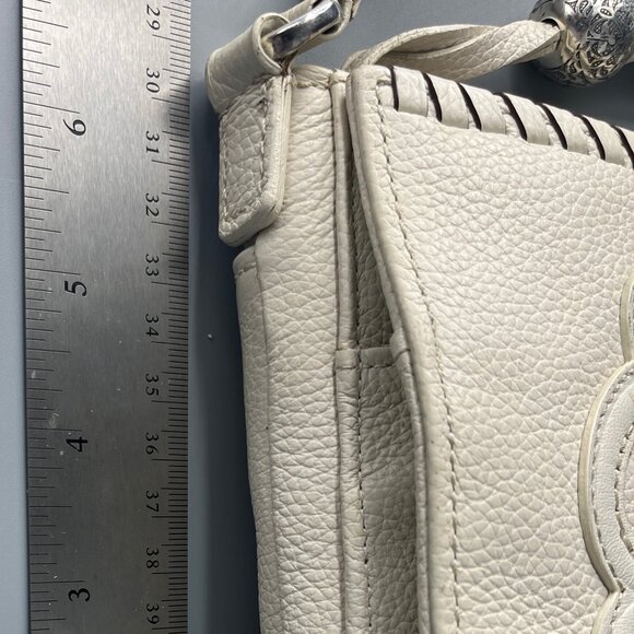 BRIGHTON FERRARA COL WHITE CITY ORGANIZER CROSSBODY SHOULDER PURSE BAG NEW $355 - Picture 5 of 12